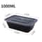 1000ml HeavyDuty Disposable Lunch Boxes 20Piece MicrowaveSafe Meal Prep Set 6