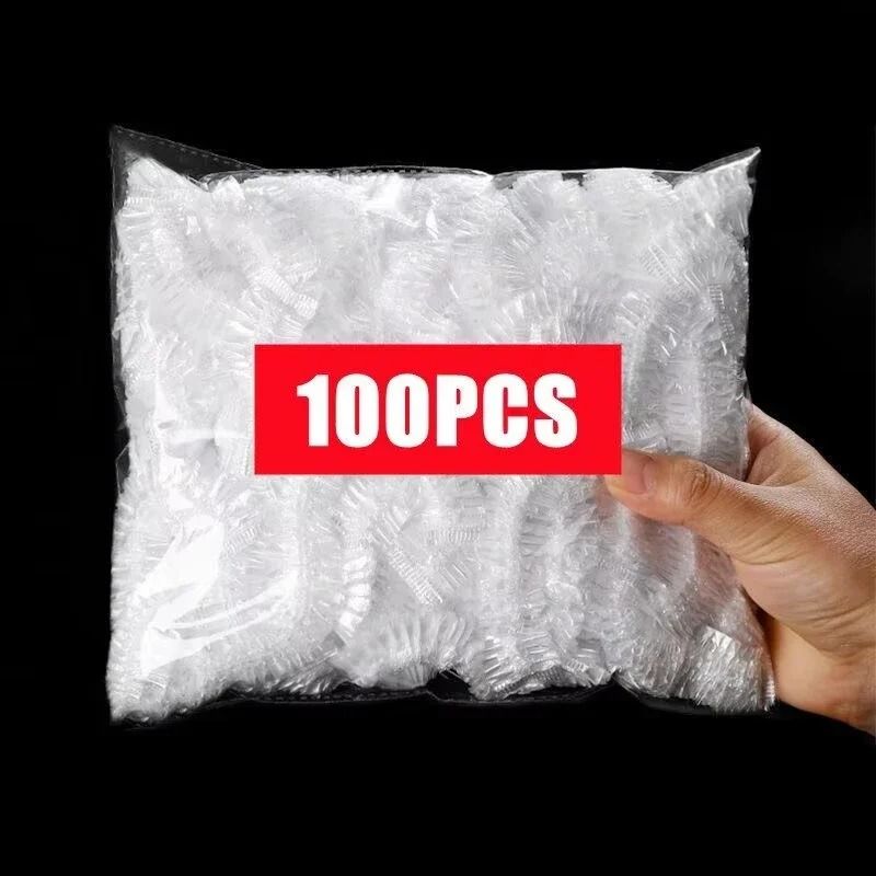 Universal Elastic Food Covers 100Piece Stretchable FreshKeeping Bags 1