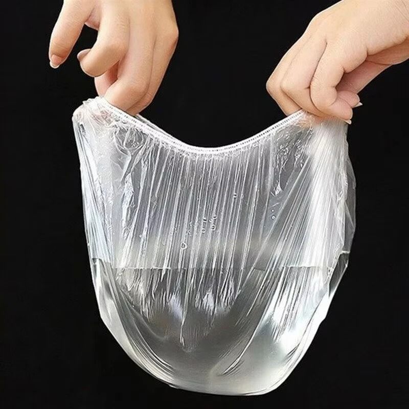 Universal Elastic Food Covers 100Piece Stretchable FreshKeeping Bags 4