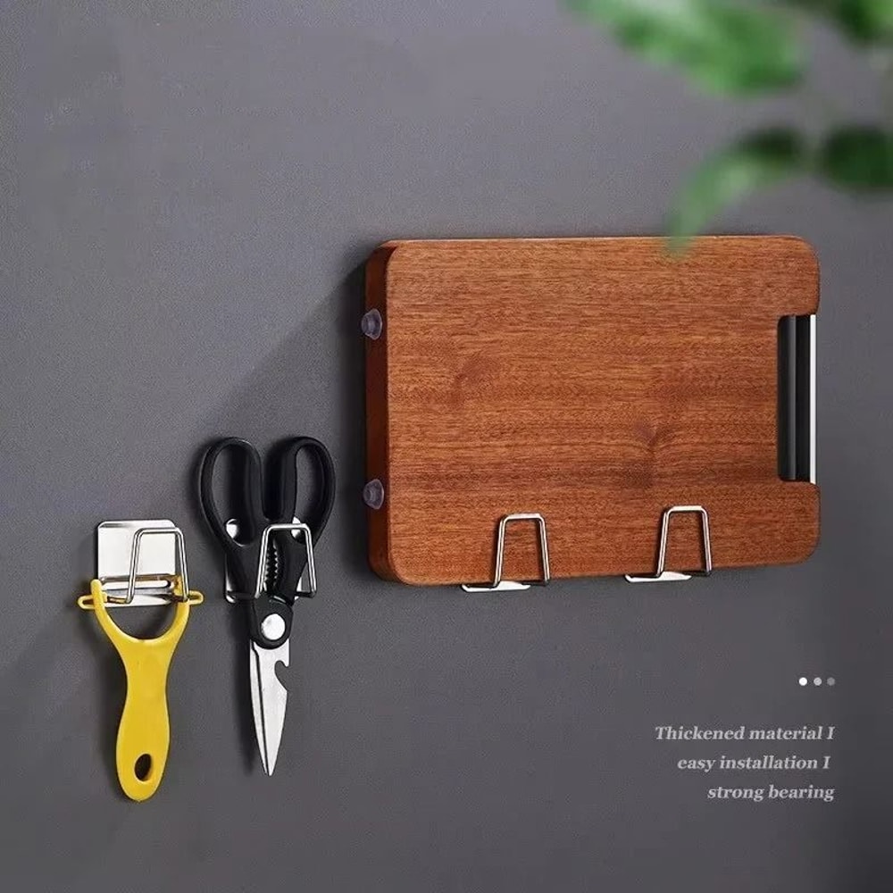 Stainless Steel Adhesive Sponge Holder Minimalist Sink Organizer Drain Rack 3