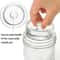 Glass Fermentation Weights Wide Mouth Jar Submerging Lids 0