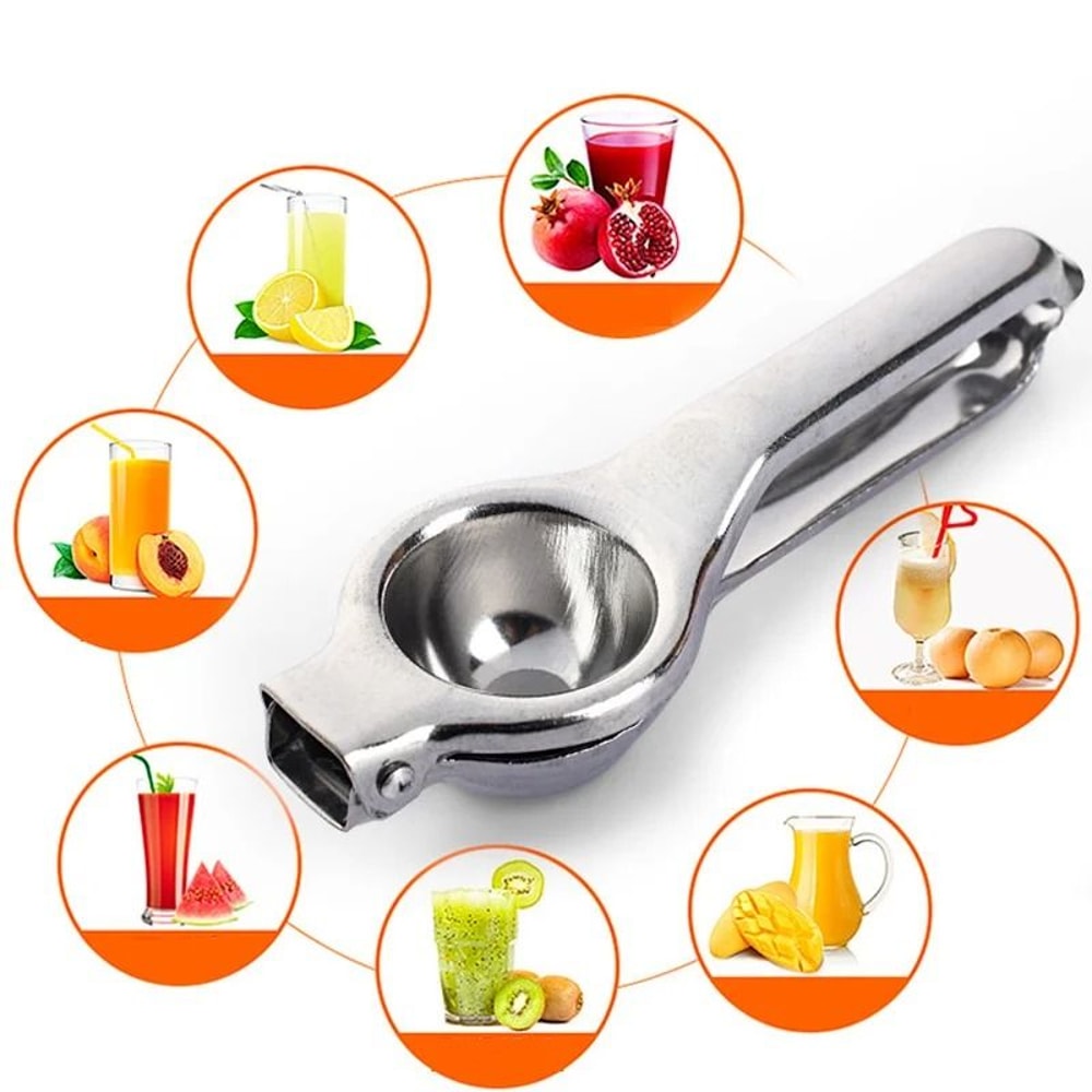 Stainless Steel Lemon Squeezer Manual Hand Press Citrus Juicer 3