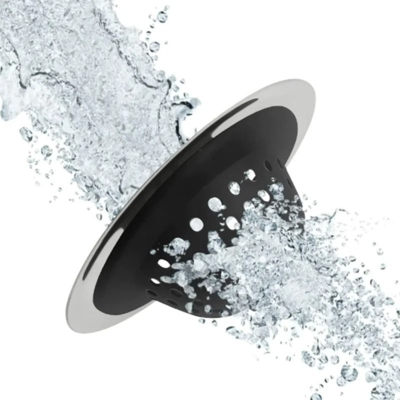 Universal Silicone Sink Floor Drain Filter AntiClogging Hair Catcher Stopper 2