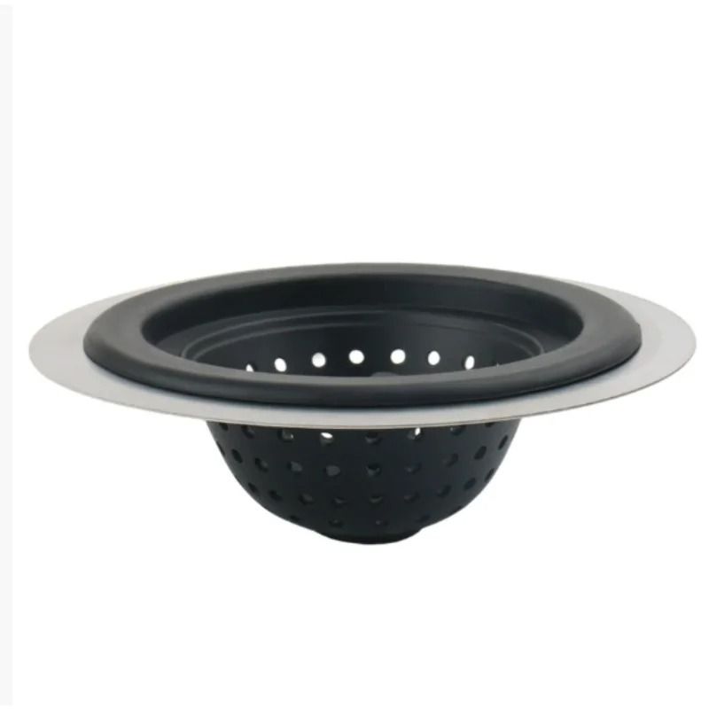 Universal Silicone Sink Floor Drain Filter AntiClogging Hair Catcher Stopper 6