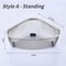 Stainless Steel Triangle Sink Drain Basket MultiFunctional Kitchen Storage Filter 7