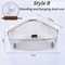 Stainless Steel Triangle Sink Drain Basket MultiFunctional Kitchen Storage Filter 8