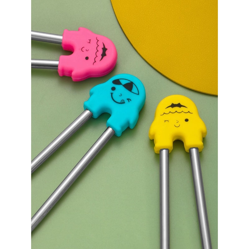 Cartoon Training Chopsticks Removable Ergonomic Beginners 2