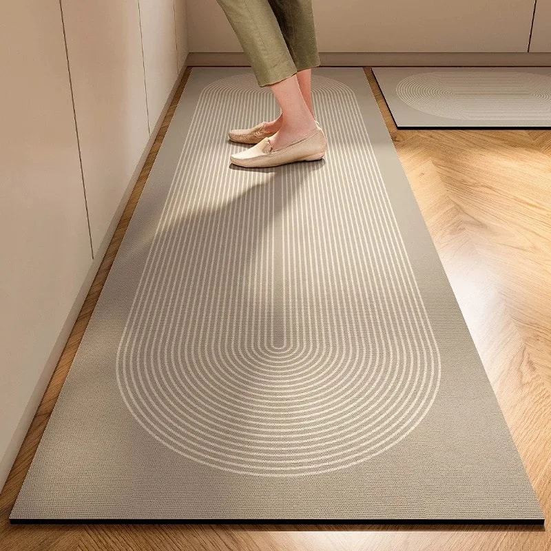 Japanese Diatomite Floor Mat Ultra Absorbent AntiSlip Kitchen Bathroom Rug 2