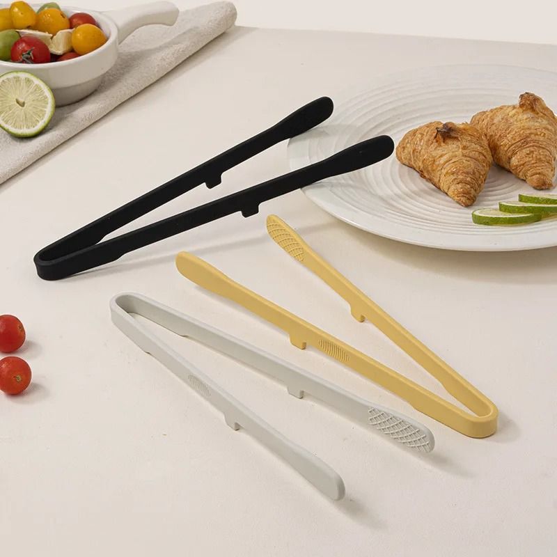 Silicone NonSlip Kitchen Tongs MultiPurpose HeatResistant Cooking Clip 5