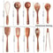 10Pack Artisan Natural Teak Wood Utensil Set Professional Cooking Baking Collection 1