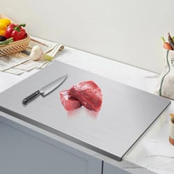 304 stainless steel cutting board – anti-bacterial butcher block & rolling board