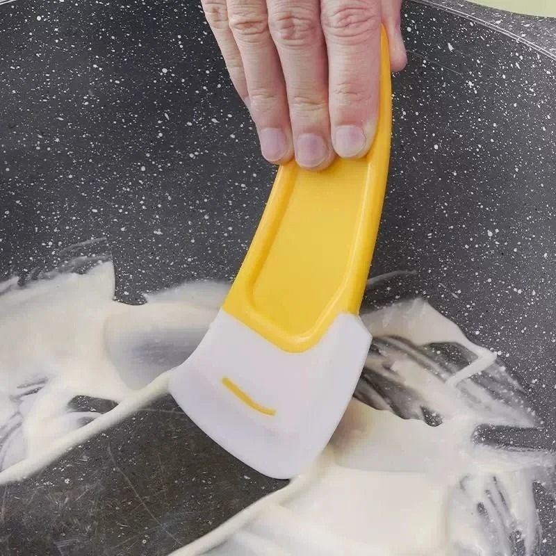 HeavyDuty Silicone Cleaning Spatula Flexible Kitchen Scraper Baking Tool 2