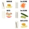 5in1 Professional Mandoline Slicer MultiBlade Vegetable Potato Cutter 4