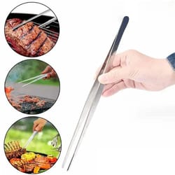 stainless steel bbq tweezers – precision churrasco & buffet tongs