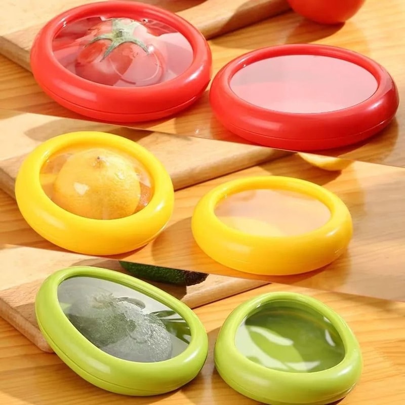 Silicone Avocado Storage Organizer Reusable Antioxidant Fruit Guard 3