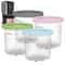 Ice Cream Storage Jars DoubleWall Insulated Cups With Airtight Sealed Lids 0