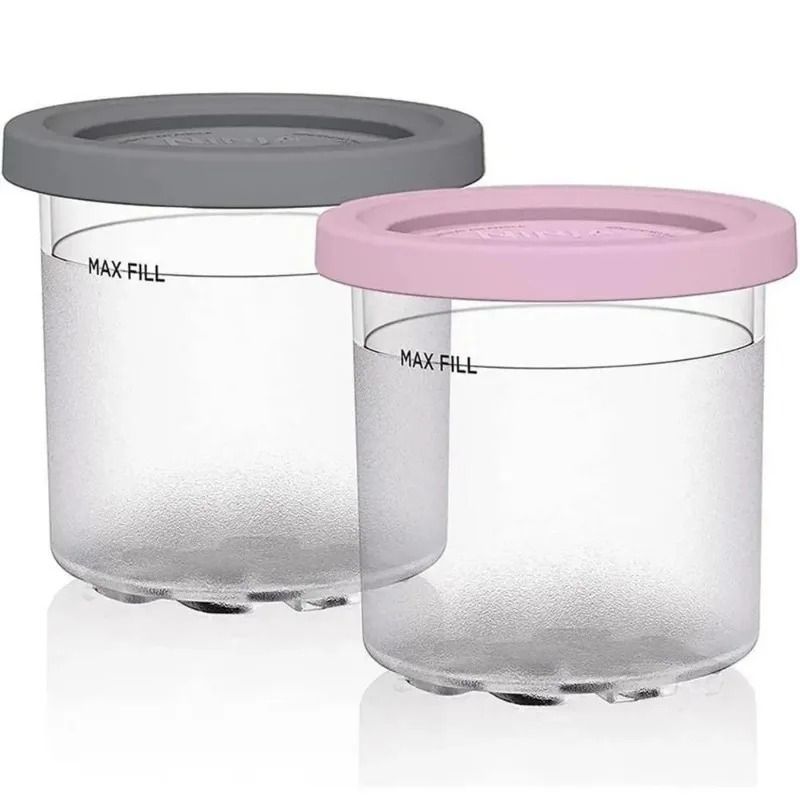 Ice Cream Storage Jars DoubleWall Insulated Cups With Airtight Sealed Lids 7