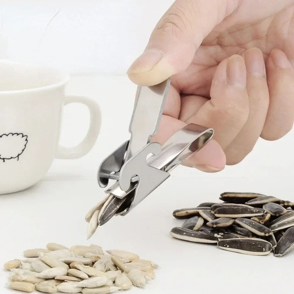 Stainless Steel Nut Seed Opener Set Precision Sheller Pliers 3