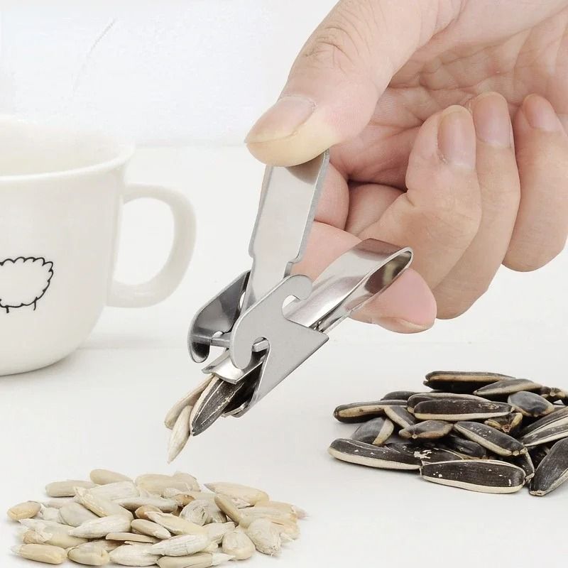 Stainless Steel Nut Seed Opener Set Precision Sheller Pliers 7