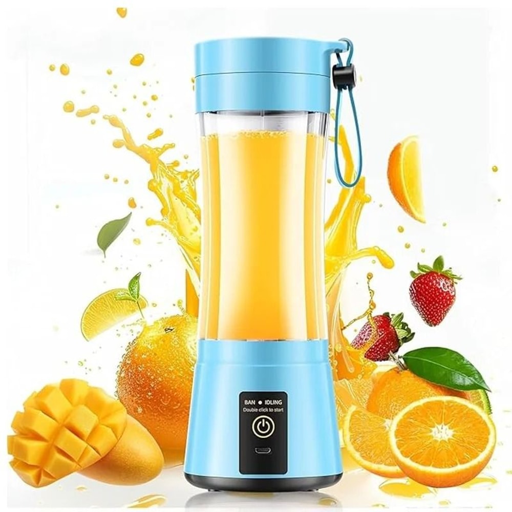 380ml Portable Electric Juicer USB Rechargeable Personal Smoothie Blender 9