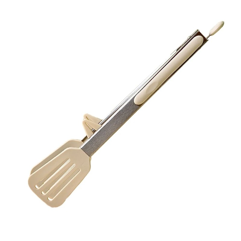 SiliconeTipped Kitchen Tongs NonSlip Stainless Steel Cooking Clips 5