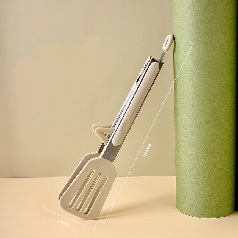 SiliconeTipped Kitchen Tongs NonSlip Stainless Steel Cooking Clips 6