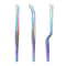 3Piece Professional Chef Tweezers Set Precision Stainless Steel Plating Tongs 6