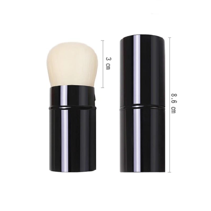 Multifunctional Makeup Brush Portable Travel Tool With Protective Lid 6