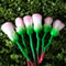 6Piece Rose Flower Professional Makeup Brush Set Enchanted Garden Cosmetic Collection 2