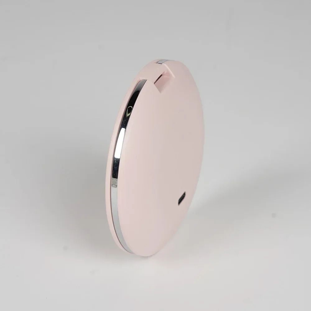 Rechargeable LED Pocket Makeup Mirror DualSided With 5x Magnification 4