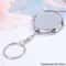 Keychain Portable Folding Mirror Compact Pocket Cosmetic Mirror With Key Ring 0