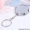 Keychain Portable Folding Mirror Compact Pocket Cosmetic Mirror With Key Ring 0