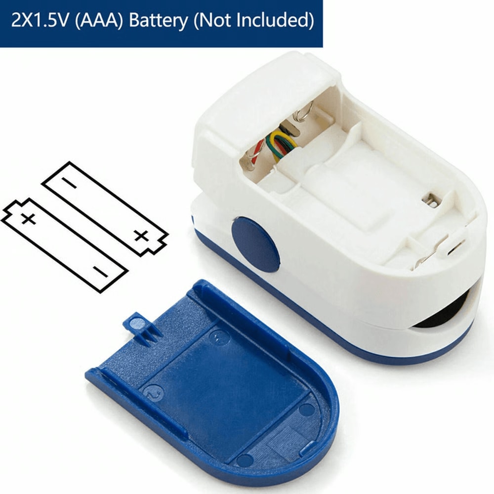 Portable Finger Pulse Oximeter SpO2 Blood Oxygen Pulse Rate Meter 7