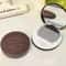 Chocolate Biscuit Mini Folding Mirror Kawaii Round Pocket Mirror With Integrated Comb 0