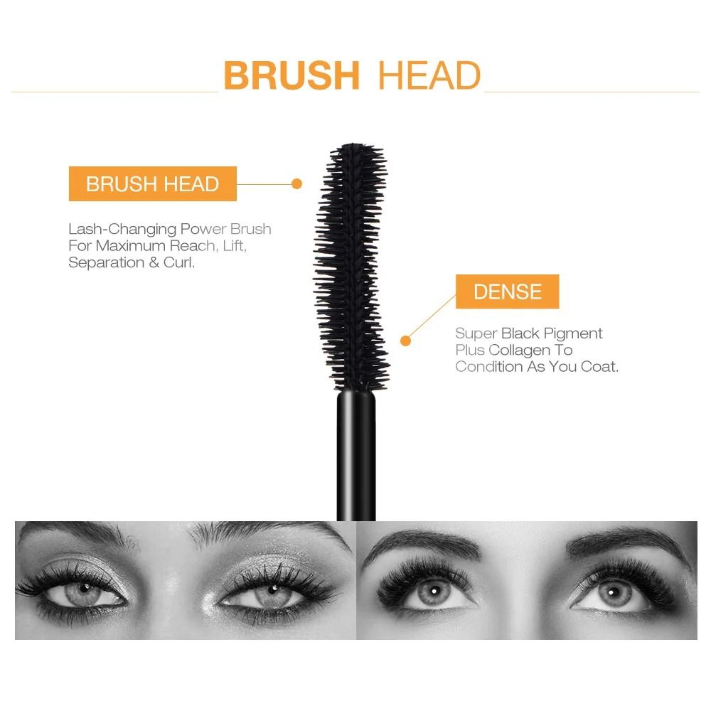 3D Sculpting Lengthening Mascara HighDefinition Lash Extension LongWearing Formula 3
