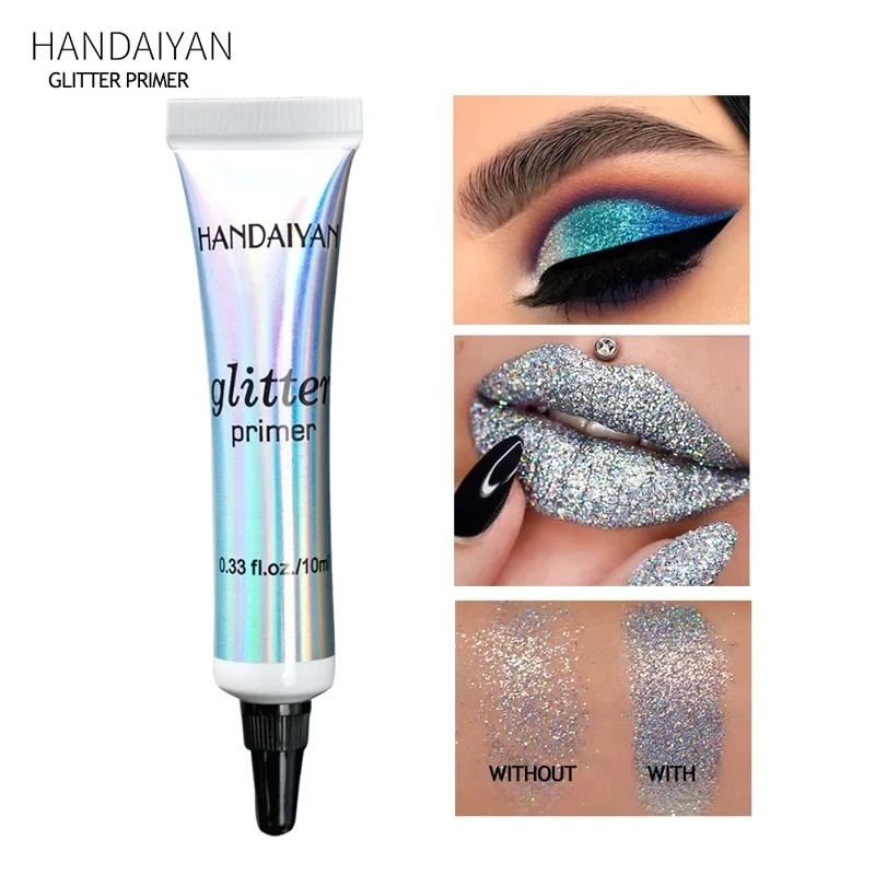 Glitter Eyeshadow Primer LongLasting StayPut Base With Light Milk Cream Texture 1