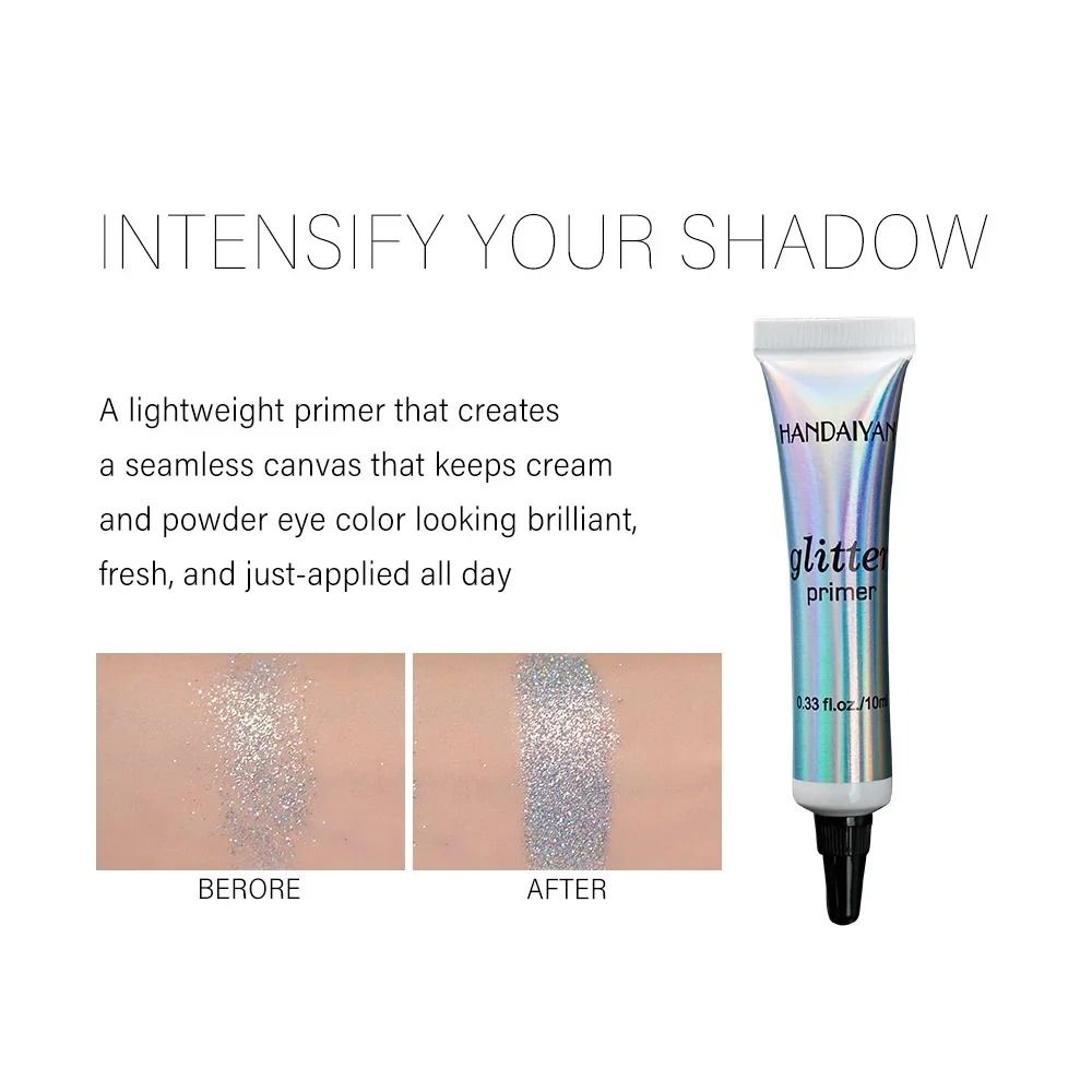 Glitter Eyeshadow Primer LongLasting StayPut Base With Light Milk Cream Texture 2