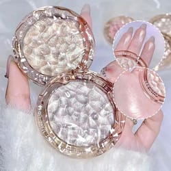 high-gloss illuminating palette – professional glitter highlight & contour duo