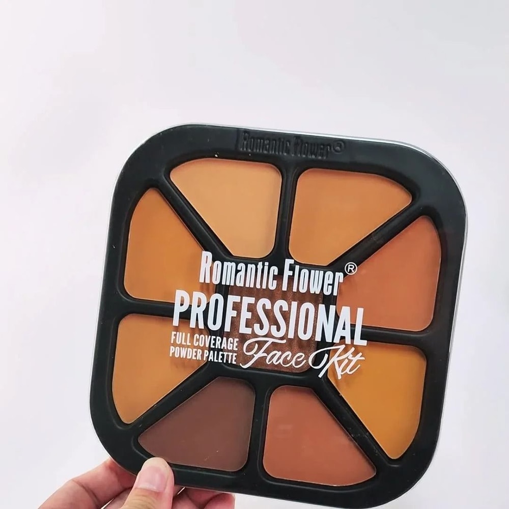 9Color Professional Finishing Powder Palette Waterproof Matte Highlight Fixing Collection 2