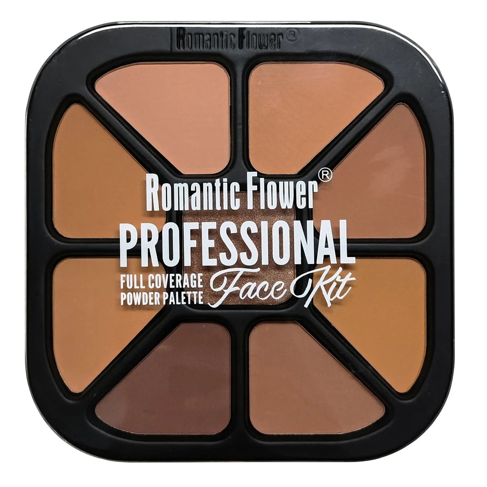 9Color Professional Finishing Powder Palette Waterproof Matte Highlight Fixing Collection 4