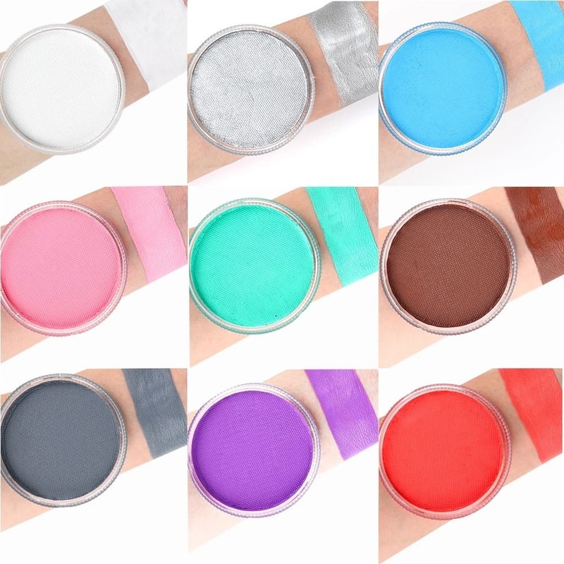WaterBased Face Body Paint HighPigment 30g Single Color Makeup 0