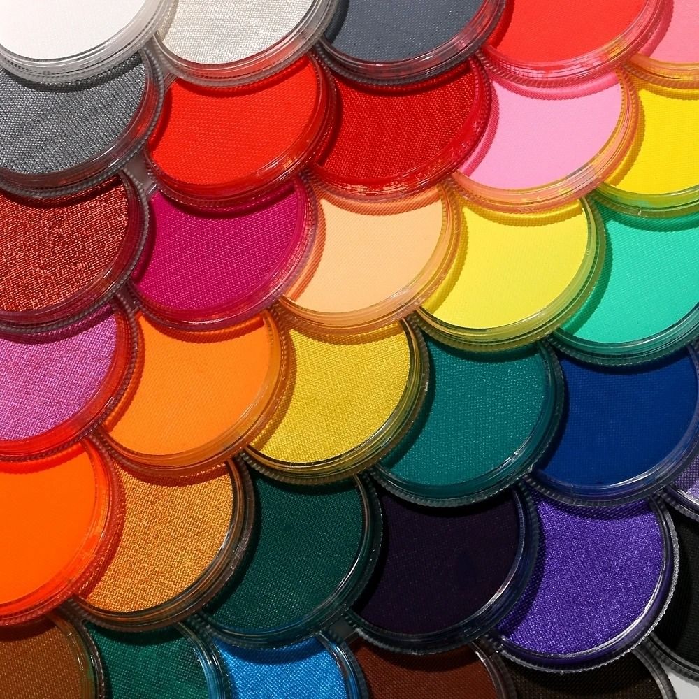 WaterBased Face Body Paint HighPigment 30g Single Color Makeup 2