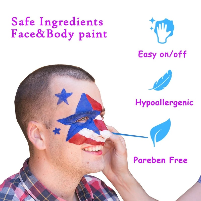Face Body Cream Paint 60ml HighCapacity Special Effects Makeup 6