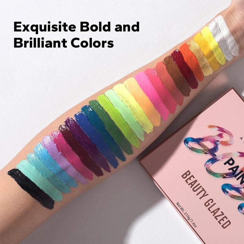 Rainbow Professional Face Body Paint Tray OilSoluble Artistry Palette 3