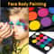 15Color Professional Face Body Painting Kit Vibrant NonToxic Artistry Palette 0