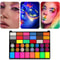 42Color Ultimate UV Neon Face Paint Set Fluorescent Glitter Art Makeup Palette 2