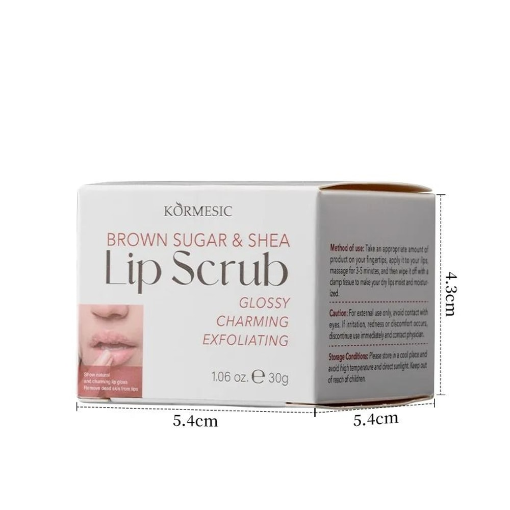 Brown Sugar Lip Smoothing Scrub 30g Gourmet Exfoliating Moisturizing Treatment 7