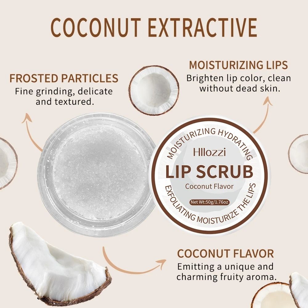 50g Jumbo Lip Scrub Vitamin C Jojoba Oil Hydrating Treatment 4