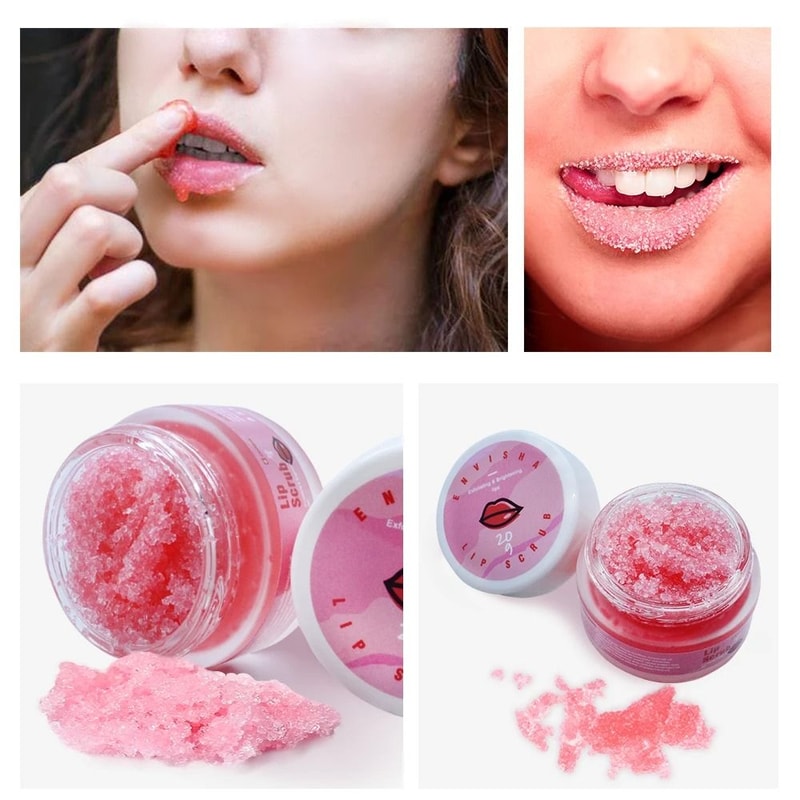 Organic Sugar Lip Scrub Intensive Mint Refresh Smoothing Lip Care 5