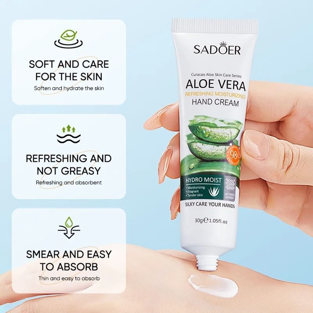 Aloe Vera Intensive Repair Hand Cream 30g Nourishing Serum Infusion 2